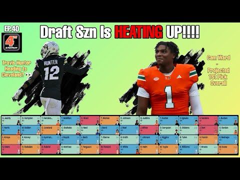 4-Round Rookie Mock Draft , Titans Have Their Eyes LOCKED On This QB, and Travis Hunter To Cle? 🔥