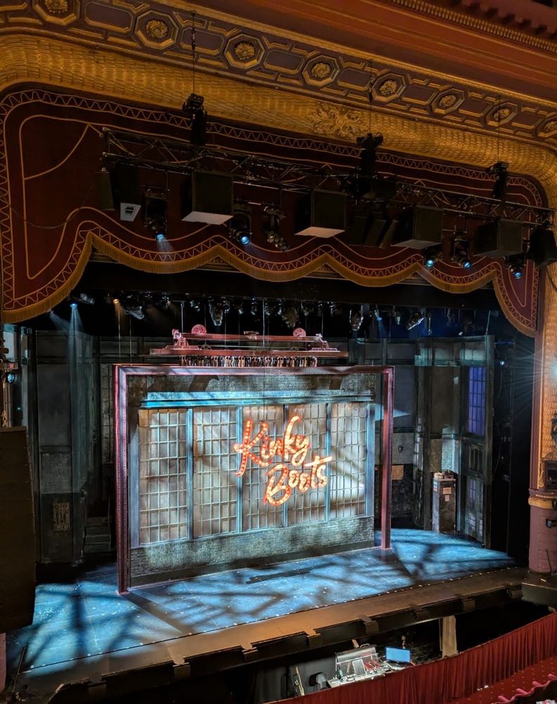 Kinky Boots at the Palace Theatre Manchester. 