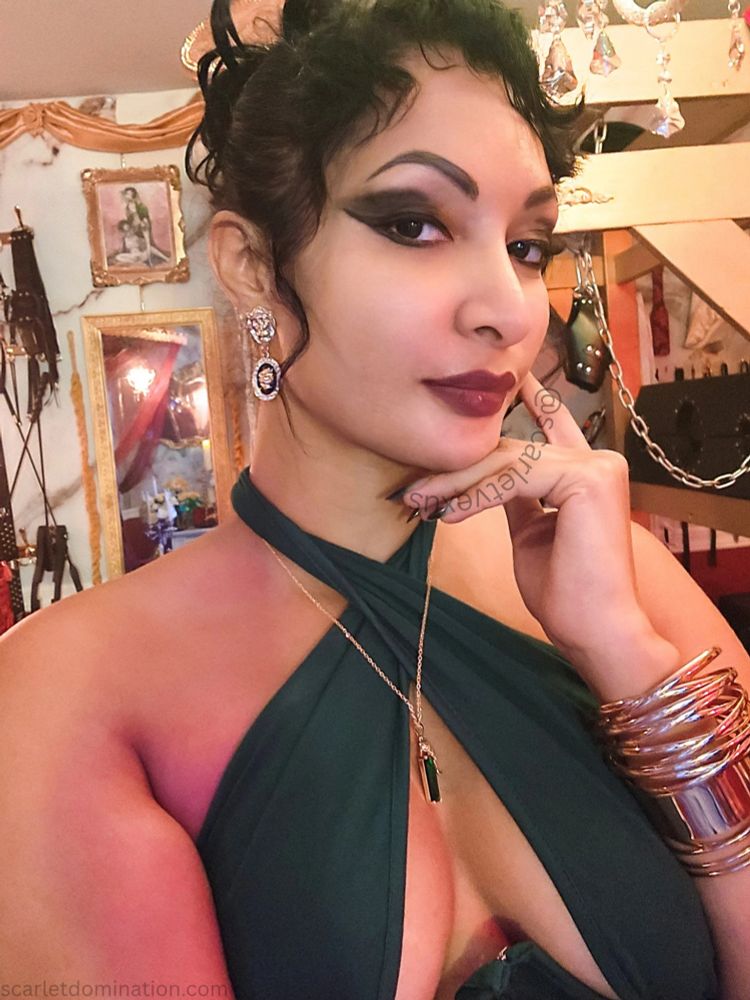Selfie of Dominatrix Goddess Scarlet Vexus


femdom - bdsm - mistress - kink - bondage