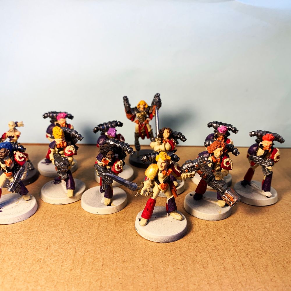Space Marines, who happen to be women. 