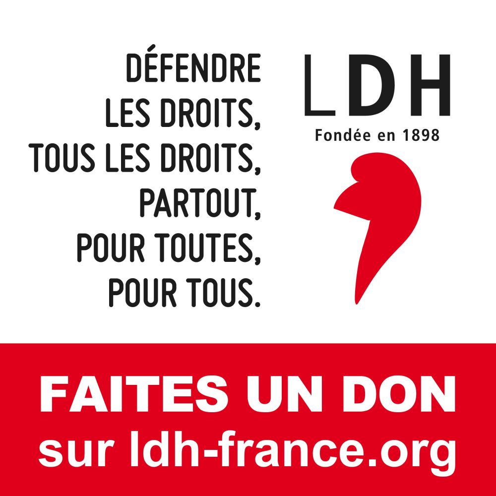 DÉFENDRE LES DROITS, TOUS LES DROITS, PARTOUT, POUR TOUTES, POUR TOUS.

FAITES UN DON sur Idh-france.org