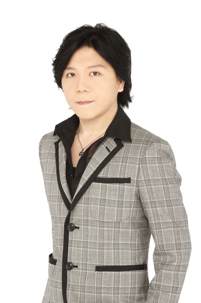 Image of Noriaki Sugiyama, a Japanese man with dark hair and eyes, standing in a stylish outfit against a white background.