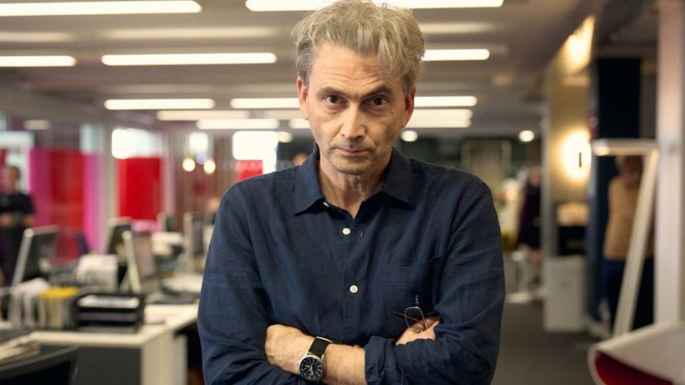 David Tennant with grey hair