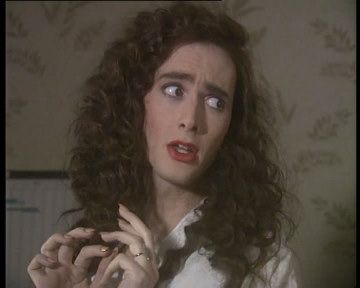 A young David Tennant in drag.