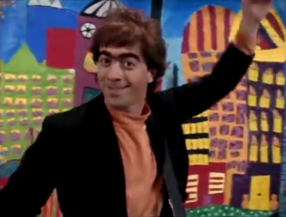 Bill Berry with attack eyebrows.