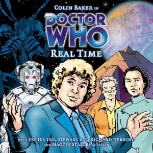 Cover of the Big Finish cd Real Time showing the 6th Doctor.