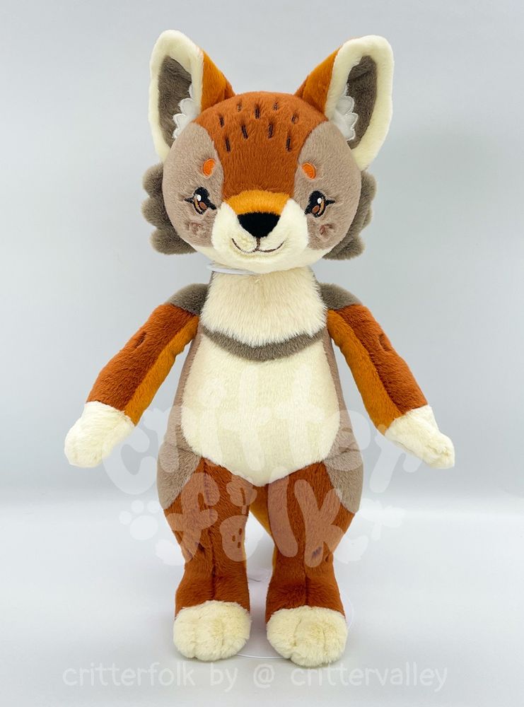 furry anthro coyote plush
