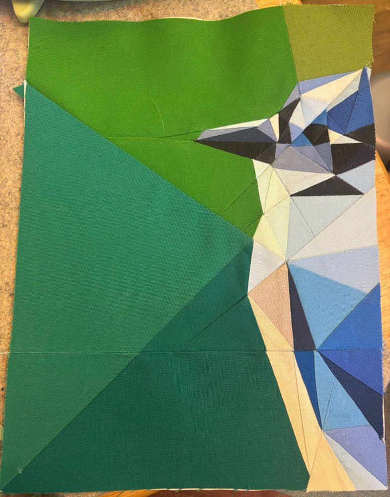 Head and chest of Blue Jay created in FPP