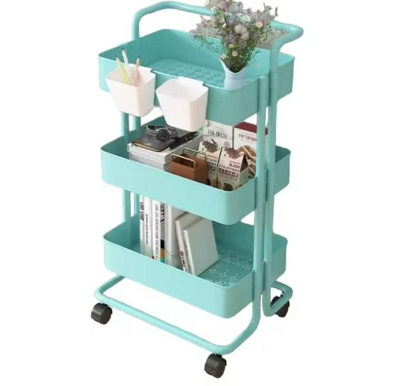⭐️ Estante de almacenaje para cocina ,Torre deslizante , estante para baño, organizador de ahorro de espacio , con ruedas✅ 17,08€➡️ 

