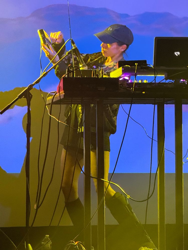 Kayla Painter on Stylophone at Seventh Wave Festival Birmingham