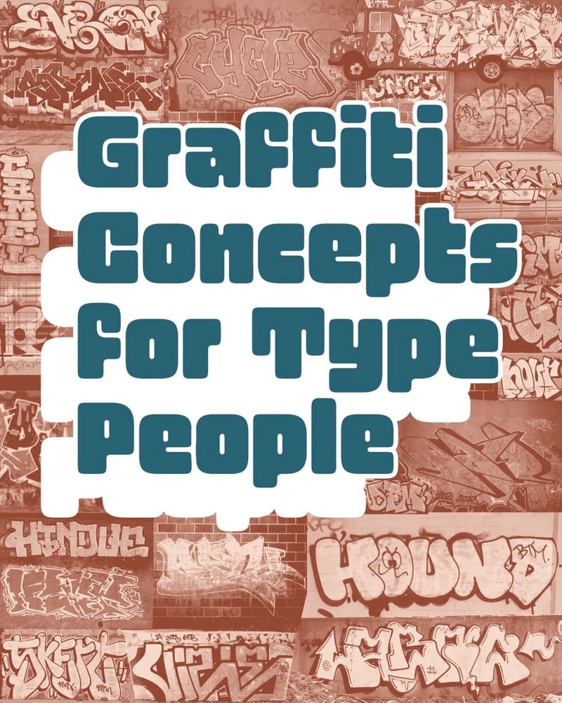 Graffiti concepts for type people graphic