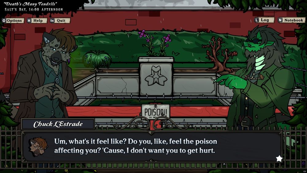 Chuck (left) is worried for Sevyn (Right)