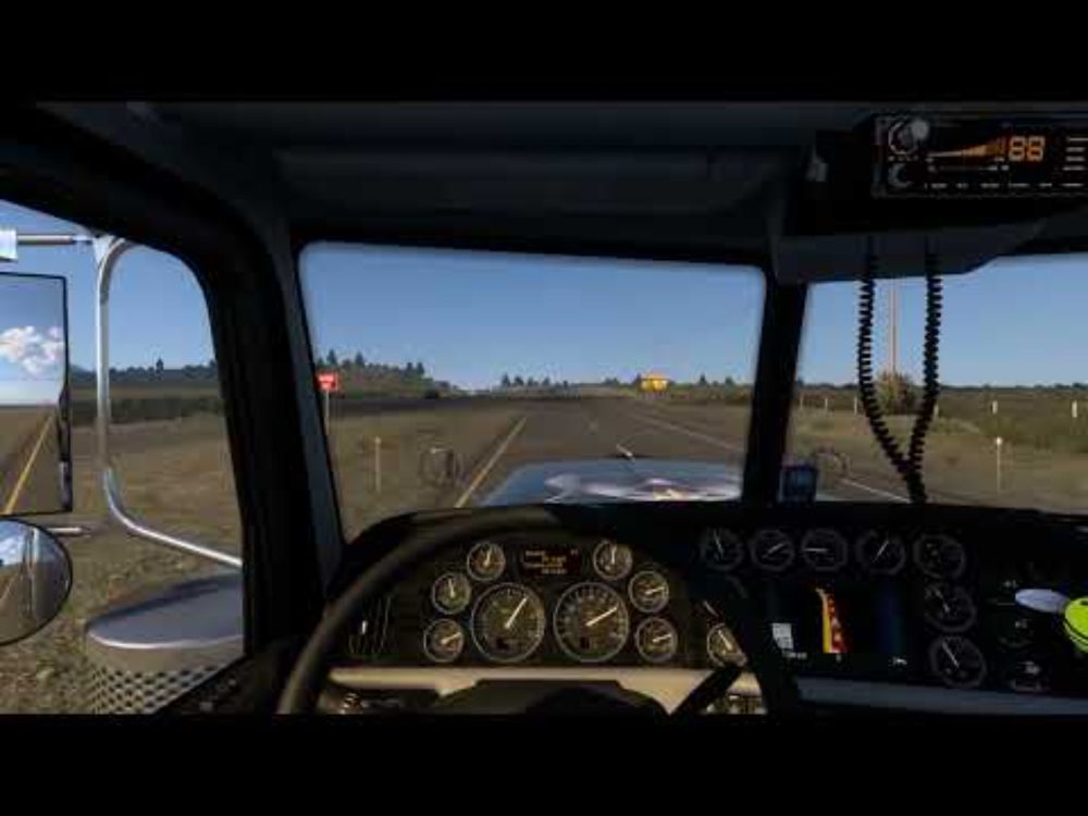 Trucking ASMR | Relaxing Truck Drive For Sleep And Study #53(American Truck Simulator)