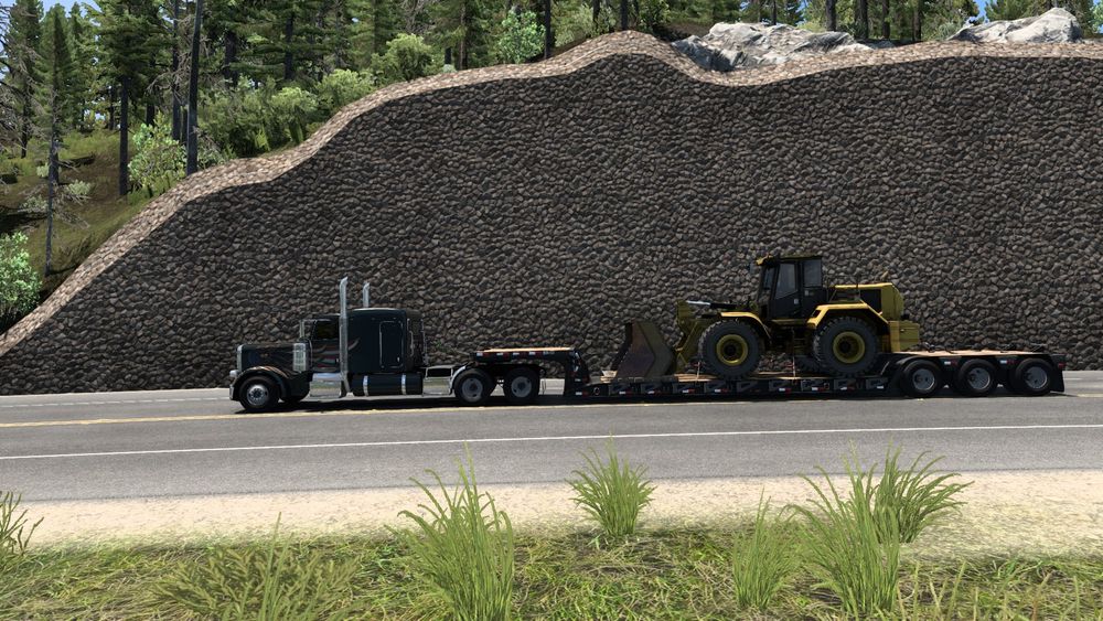 A picture from within American Truck Simulator(ATS).