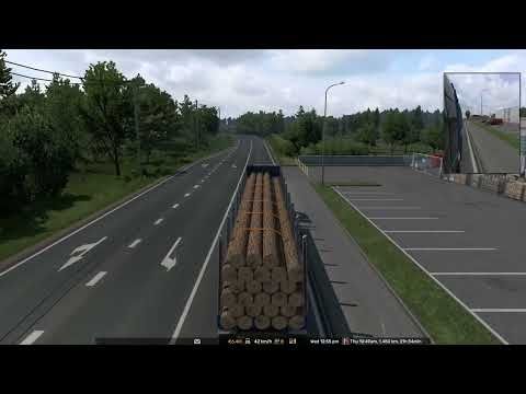Trucking ASMR | Relaxing Truck Drive For Sleep And Study #51(European Truck Simulator)