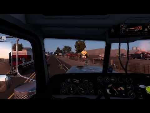 Trucking ASMR | Relaxing Truck Drive For Sleep And Study #52(American Truck Simulator)
