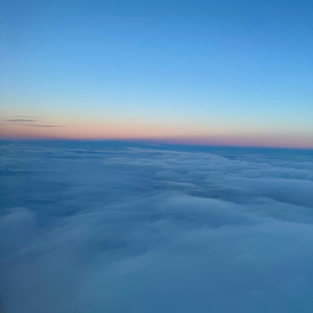 Sunrise somewhere over the Pacific 