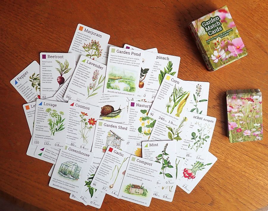 garden match cards