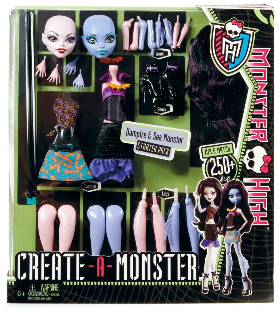 Monster high create a monster Vampire & Sea monster