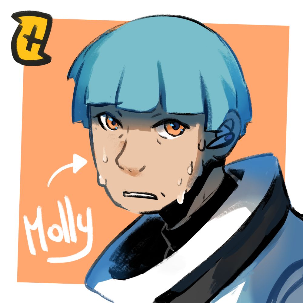 Digital art of a team galactic grunt 