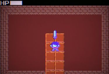 a screenshot of hero_sword getting their titular sword