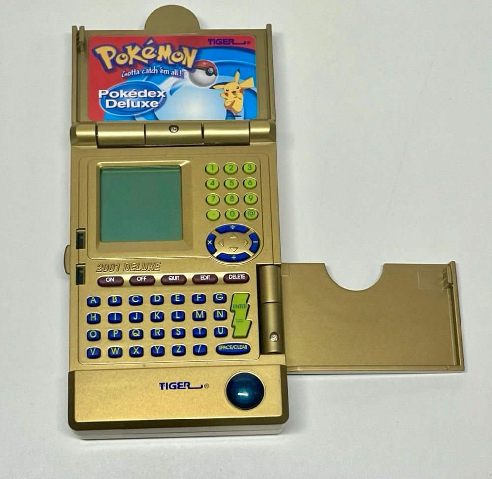 Open Vintage pokedex from pokemon gold and silver