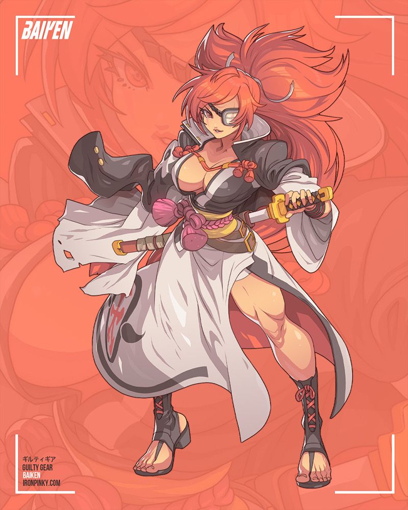 Baiken from guilty gear