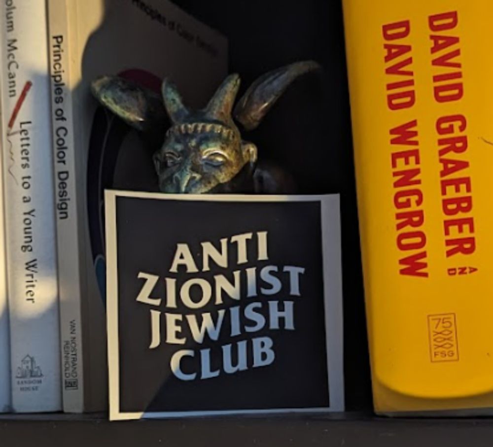 Antizionist Jewish Club Sticker - Stormbringer Press's Ko-fi Shop