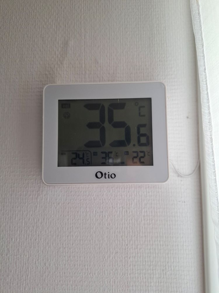 La température exterieur a 9h15 du matin.
35,6.