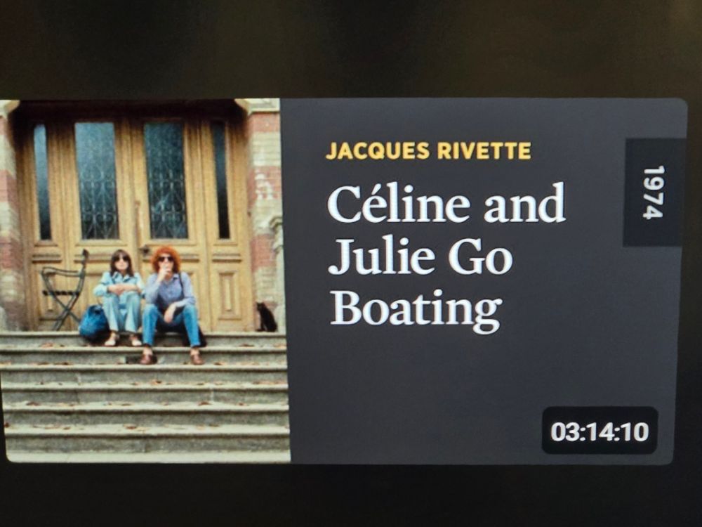 Celine and Julie go Boating