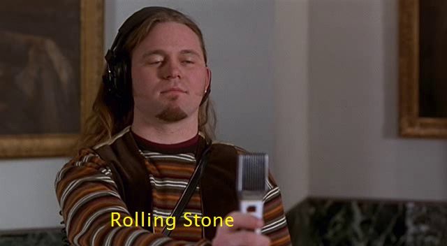 Rolling Stone, with "College Radio" guy