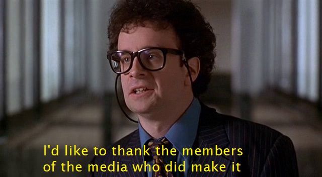 Still from Kids in the Hall: Brain Candy referencing the media that did make it