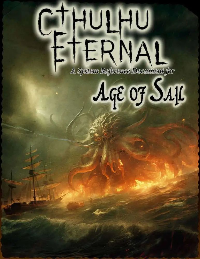 Cover image for the Cthulhu Eternal Age of Sail SRD