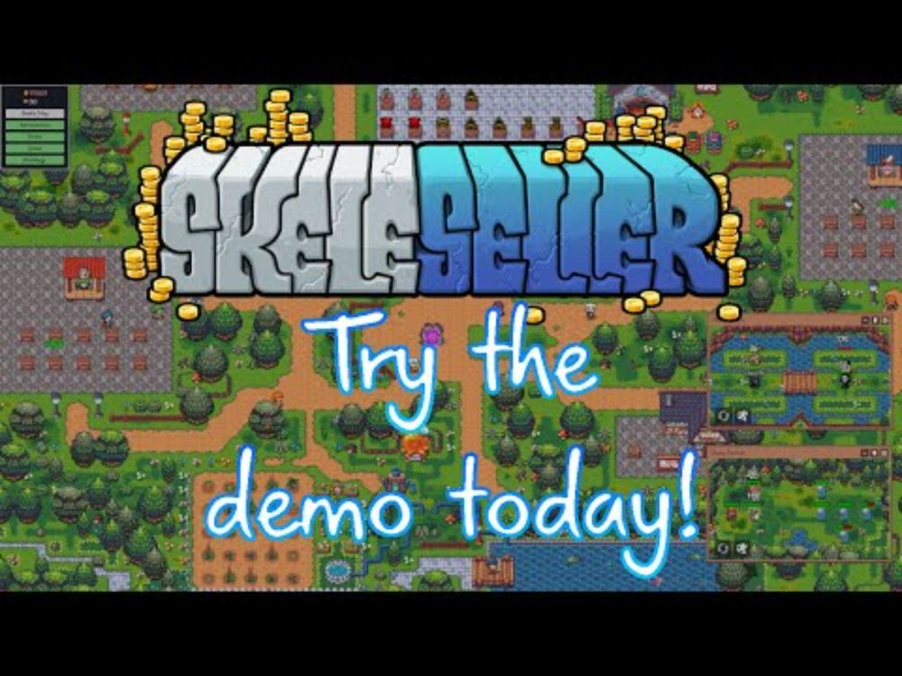Skeleseller trailer (upcoming indie game)