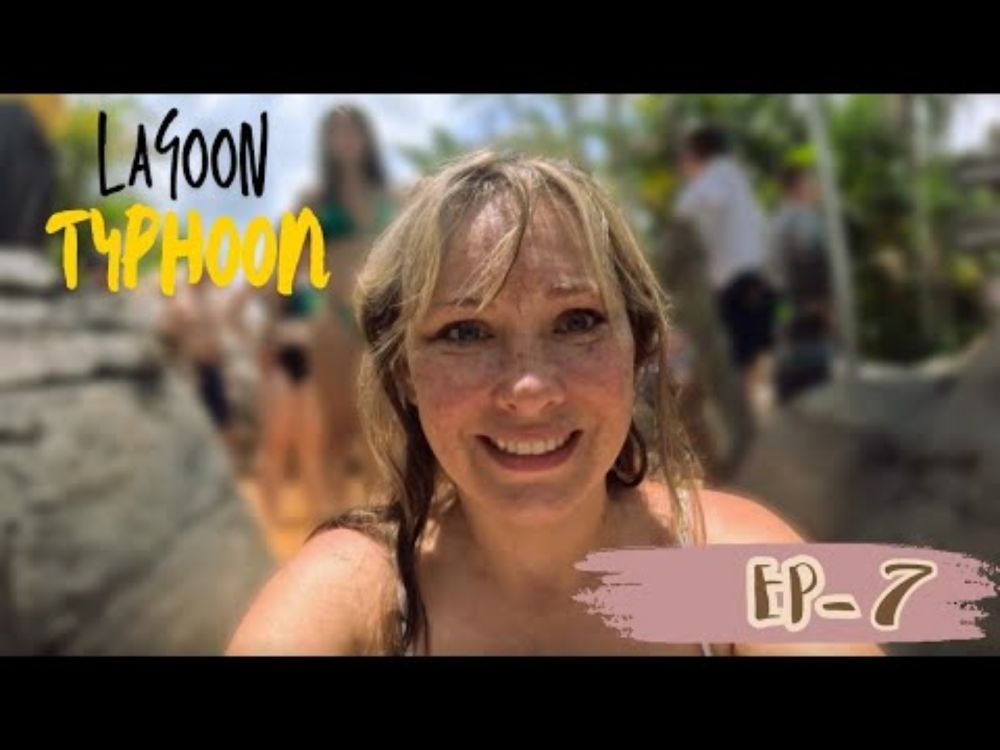 Daily Series Ep 7- Lagoon Typhoon Disney Waterpark with my daughter and goddaughter.  Fun times!