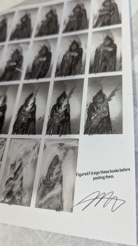 Copy of my recent zine, signed.