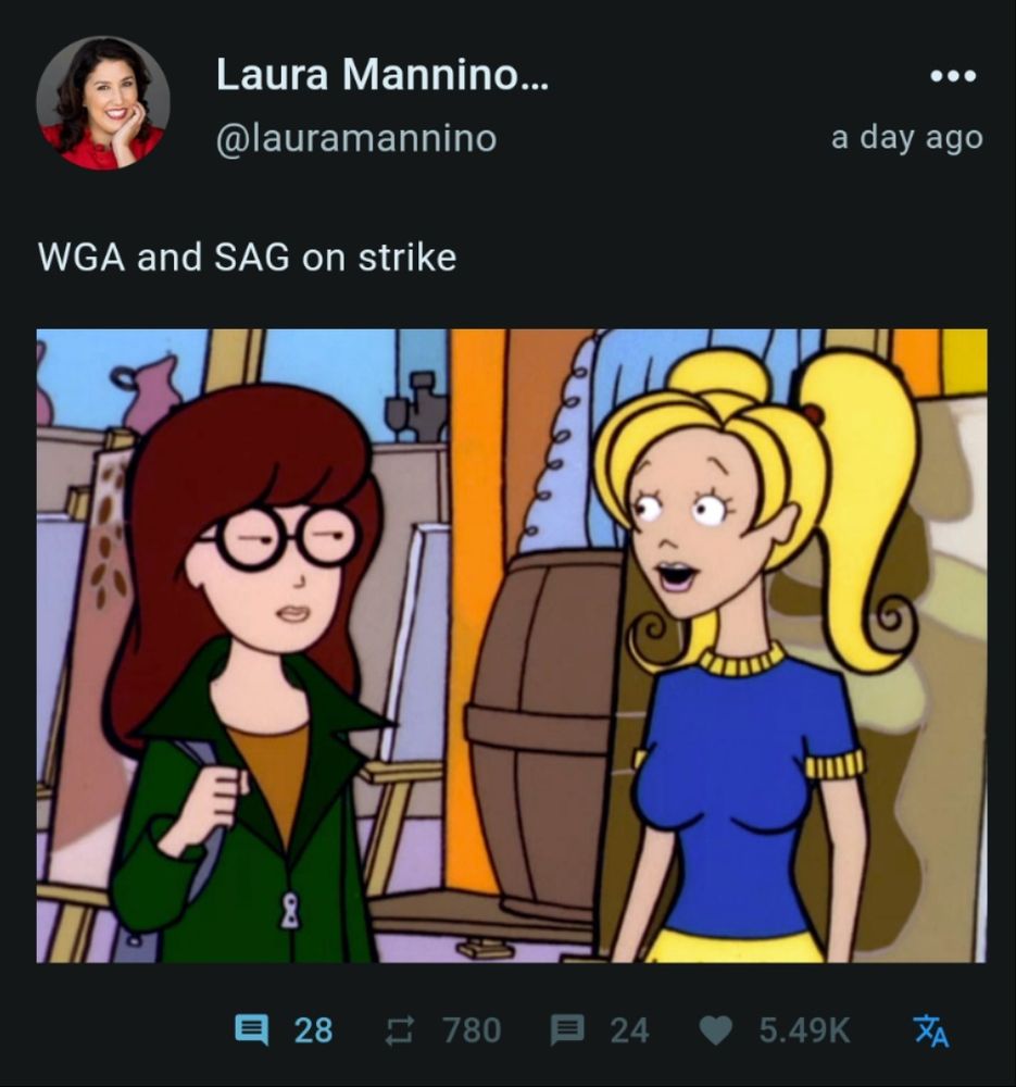 Laura Mannino

WGA and SAG on strike
