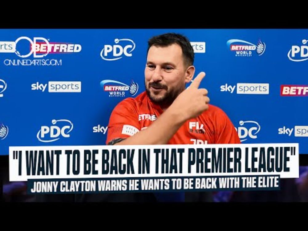 "I WANT TO BE BACK IN THAT PREMIER LEAGUE" JONNY CLAYTON WARNS HE WANTS TO BE BACK WITH THE ELITE