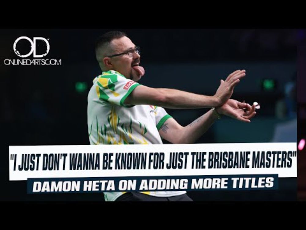 "I JUST DON'T WANNA BE KNOWN FOR JUST THE BRISBANE MASTERS" DAMON HETA ON ADDING MORE TITLES