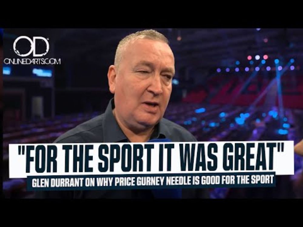 "FOR THE SPORT IT WAS GREAT" GLEN DURRANT ON WHY PRICE GURNEY NEEDLE IS GOOD FOR THE SPORT