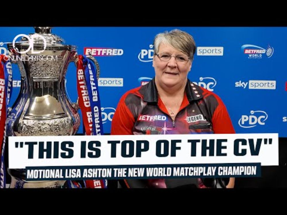 "THIS IS TOP OF THE CV" EMOTIONAL LISA ASHTON THE NEW WORLD MATCHPLAY CHAMPION