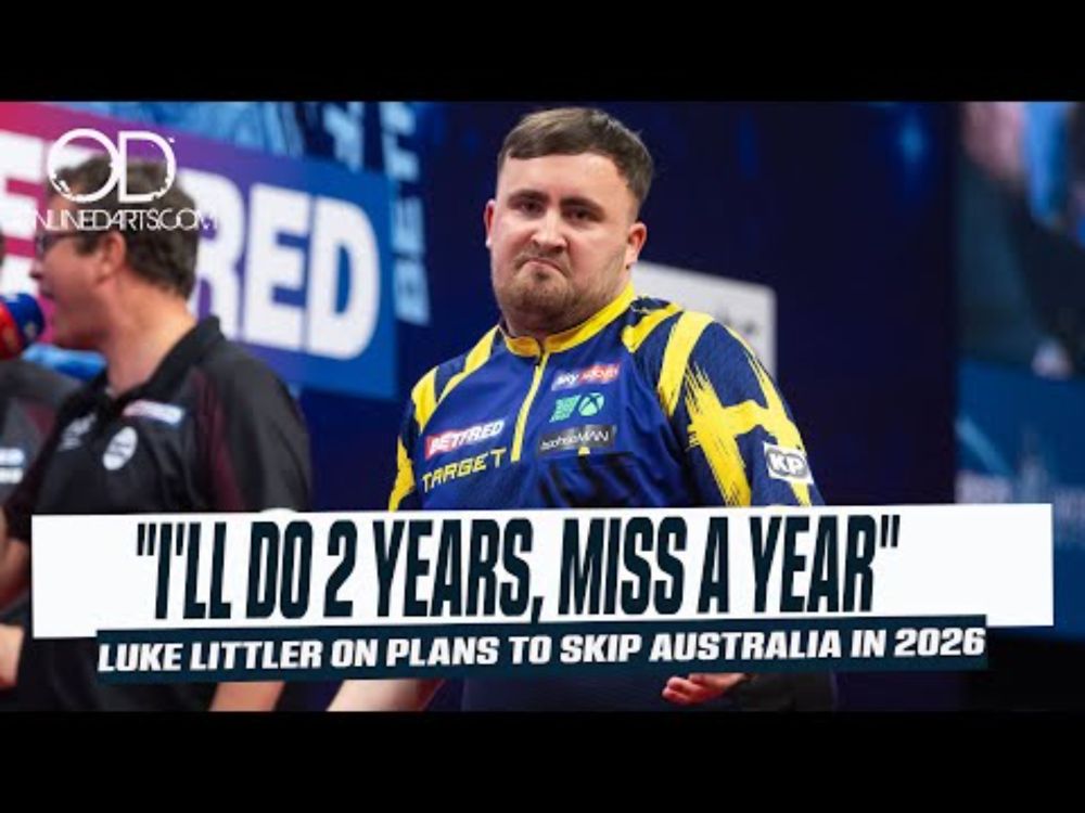 "I'LL DO 2 YEARS, MISS A YEAR" - LUKE LITTLER ON PLANS TO SKIP AUSTRALIA IN 2026