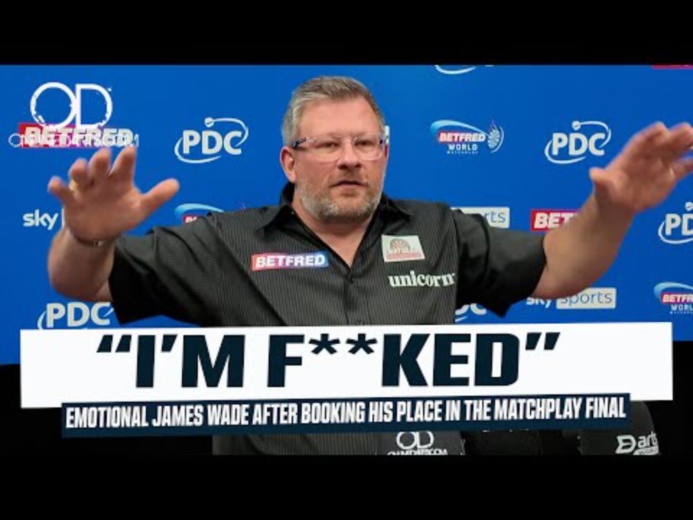 "I'M F**KED" EMOTIONAL JAMES WADE AFTER BOOKING HIS PLACE IN THE MATCHPLAY FINAL