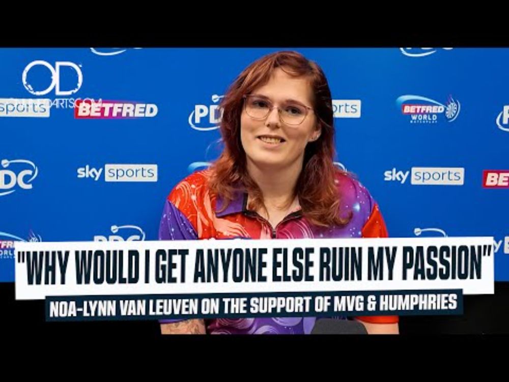 "WHY WOULD I GET ANYONE ELSE RUIN MY PASSION "NOA-LYNN VAN LEUVEN ON THE SUPPORT OF MVG & HUMPHRIES