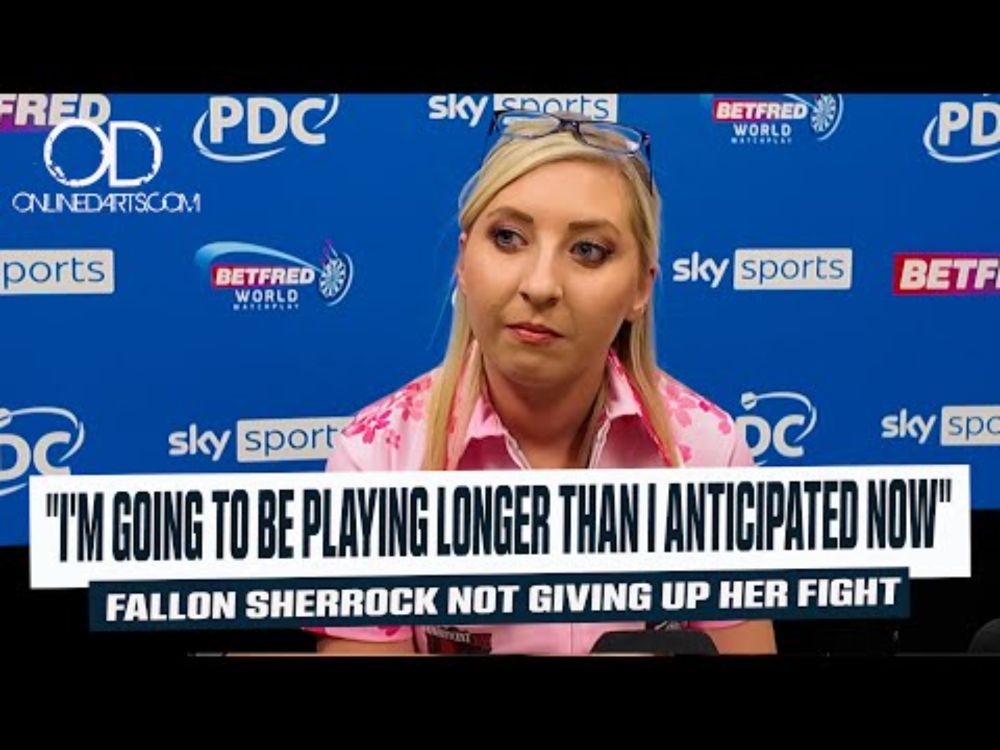 "I'M GOING TO BE PLAYING LONGER THAN I ANTICIPATED NOW" FALLON SHERROCK NOT GIVING UP HER FIGHT