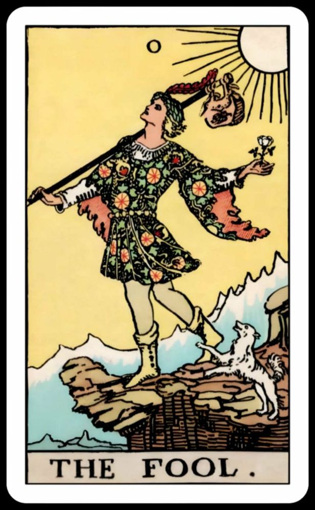 The Fool tarot card

The Fool fits Delphinnea almost perfectly, both upright and inverse meanings! She's just starting on her journey and due to how she grew up, is very naive to the world and hasn't unlocked her true potential yet. Of course, this naivete of hers also leads her, and sometimes others, to darkness at times