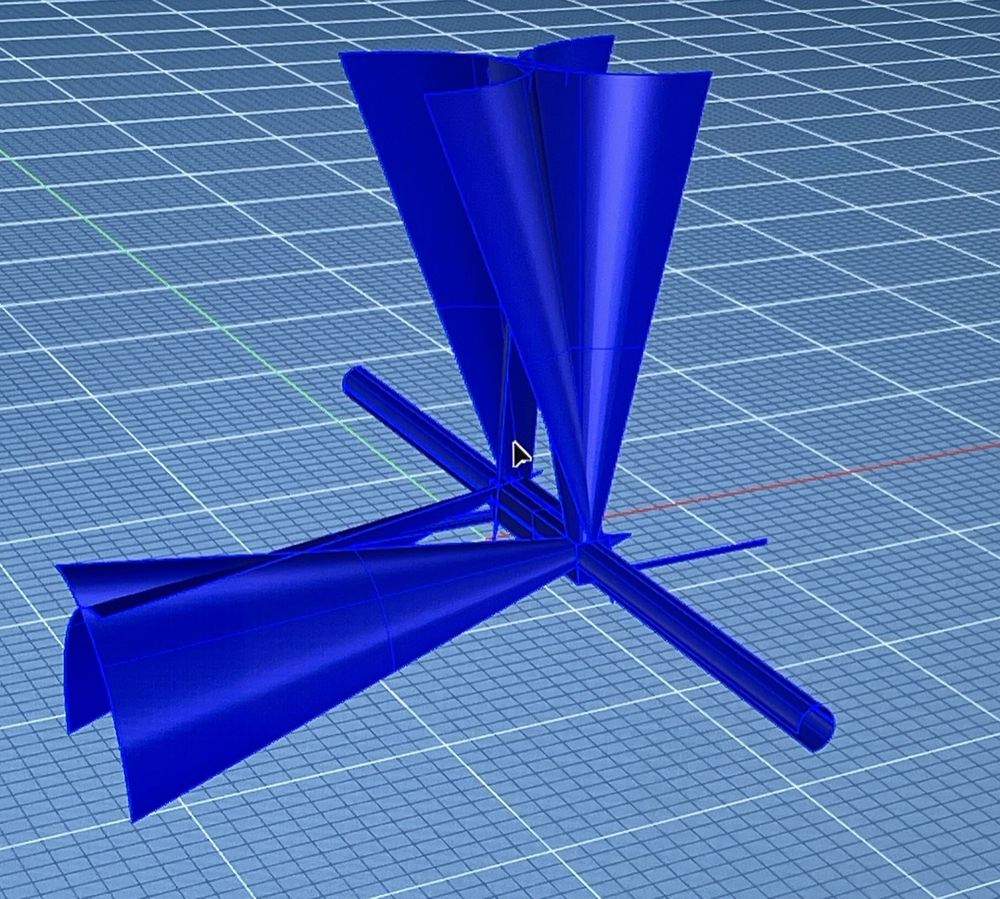 a really messed up image of a 3D Volume rendering that does not resemble a square or any other geometric form