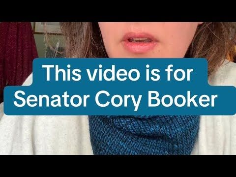 This Video is for Senator Cory Booker