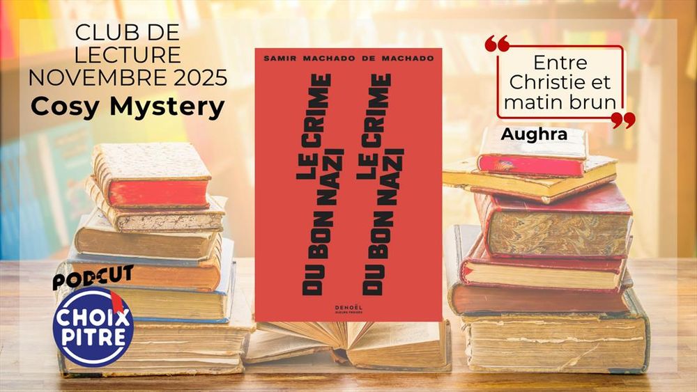 Couverture du livre + une phrase de Aughra : Entre Christie et Matin brun