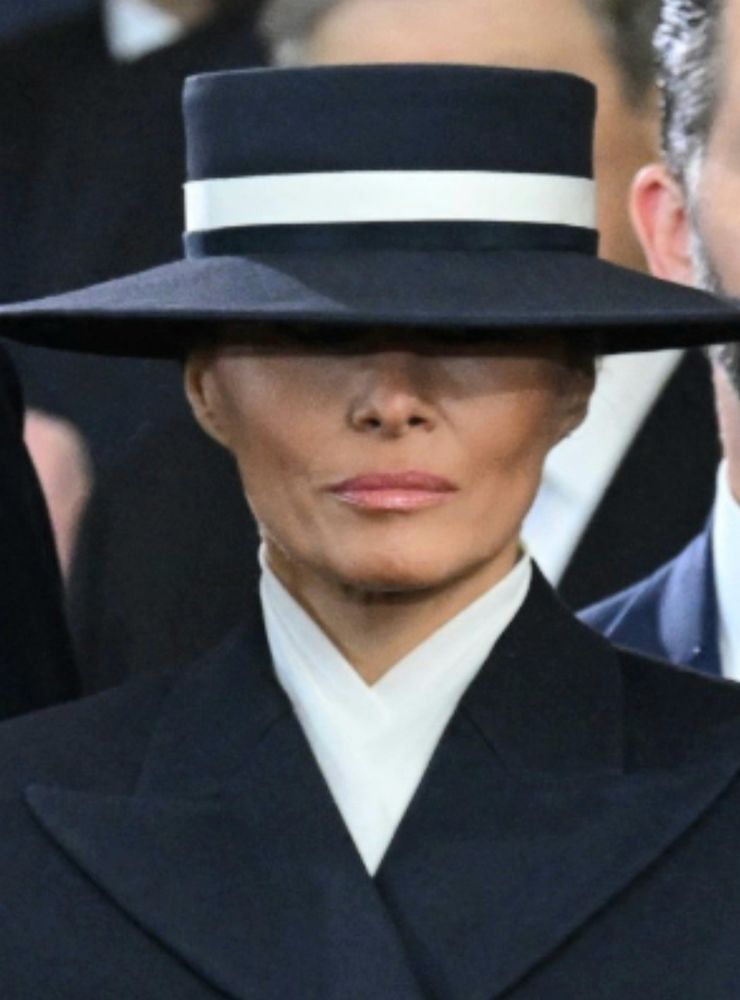 Melania Trump lors de l'investiture de son mari 